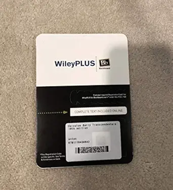 wileyplus v5 card for calculus early transcendentals 10th edition howard anton 111827640x, 978-1118276402