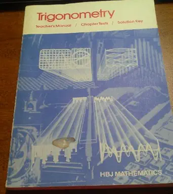hbj trigonometry 1st edition coxford f arthur 0153593733, 978-0153593734
