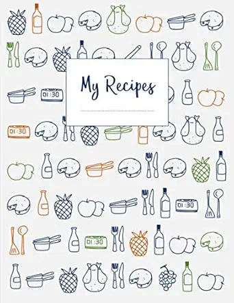 my recipes the xxl do it yourself cookbook to note down your 120 favorite recipes 1st edition creative