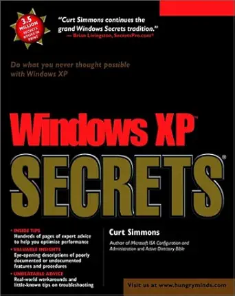 windows xp secrets 1st edition curt simmons b008sljb3u
