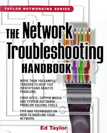 the network troubleshooting handbook 1st edition ed taylor 0071342281, 978-0071342285