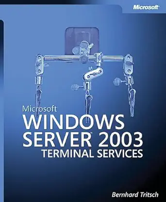 microsoft windows server 2003 terminal services pap/cdr edition bernhard tritsch 0735619042, 978-0735619043