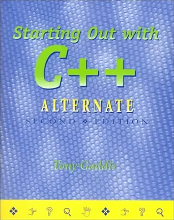starting out with the c++ 2nd edition tony gaddis 1576760456, 978-1576760451