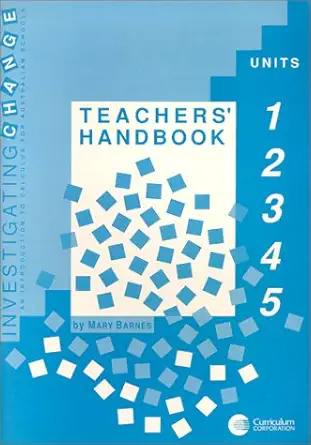 investigating change for 1 5 1st edition mary barnes 1863660690, 978-1863660693