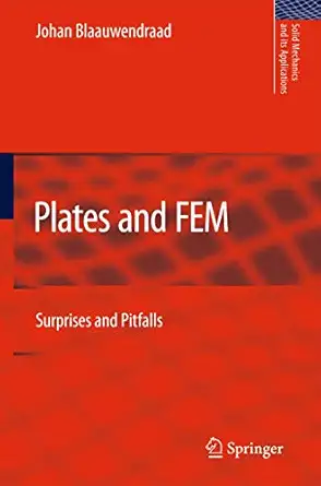 plates and fem surprises and pitfalls 1st edition johan blaauwendraad 9400731892