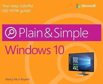 windows 10 plain and simple 1st edition nancy muir boysen 0735697949, 978-0735697942