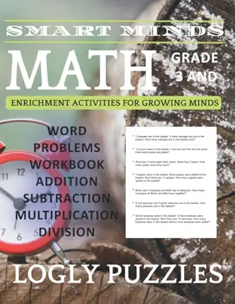 smart minds word problems math workbook addition subtraction multiplication division for grade 3 and 4 math