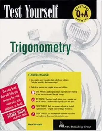 test yourself trigonometry 1st edition mark weinfeld 0844223751, 978-0844223759