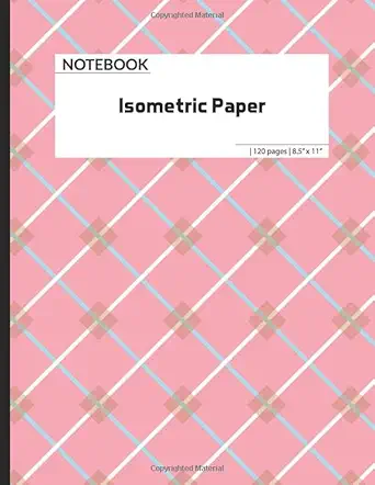 the composition book isometric paper d757 isometric paper for 3d designs architecture landscaping maths
