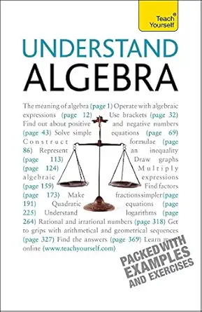 understand algebra teach yourself 1st edition paul abbott 1444102753, 978-1444102758