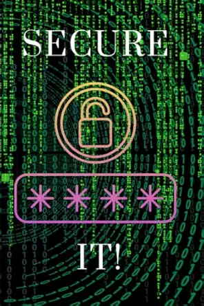 secure it password keeper alphabetically sorted internet and password keeper for home or office 1st edition