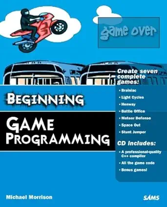 beginning game programming pap/cdr edition michael morrison 0672326590, 978-0672326592