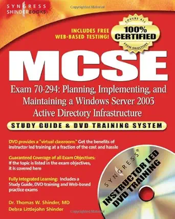 mcse planning implementing and maintaining a microsoft windows server 2003 active directory infrastructure
