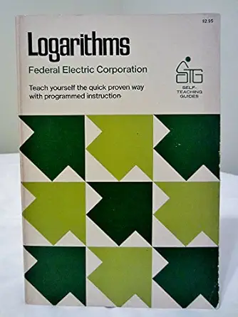 logarithms 1st edition federal electric corporation 0471256838, 978-0471256830