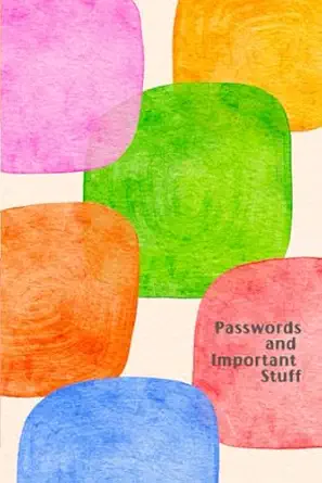 passwords and important stuff 1st edition linda james bennett b0cpxn7hp7