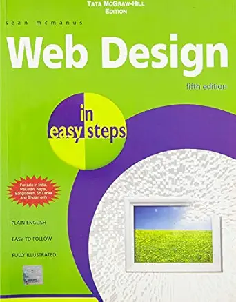 web design in easy steps fif edition sean mcmanus 184078380x, 978-1840783803