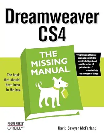 dreamweaver cs4 the missing manual 1st edition david mcfarland 0596522924, 978-0596522926