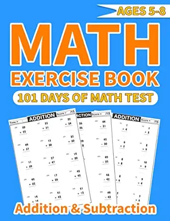 math exercise book addition and subtraction more than 1000 mathematical operations in one math activity book