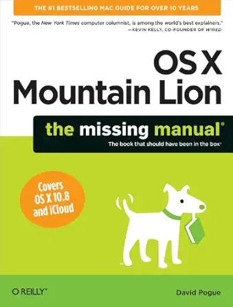os x mountain lion the missing manual 1st edition david pogue 1449330274, 978-1449330279