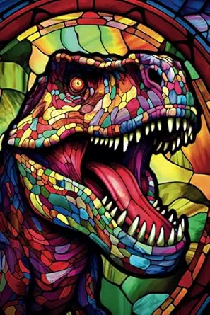 password book t rex internet address and password organizer with alphabetical tabs and index stained glass