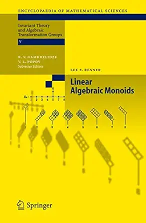linear algebraic monoids 1st edition lex e renner 3642063497, 978-3642063497