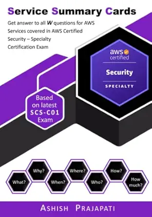 aws certified security specialty certification service summary cards get answer to all w questions for aws
