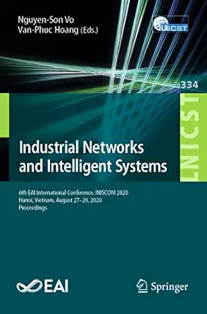 industrial networks and intelligent systems 6th eai international conference iniscom 2020 hanoi vietnam