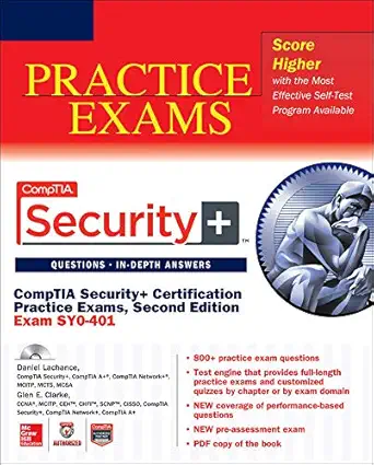 comptia security+ certification practice exams second edition 2nd edition daniel lachance ,glen clarke