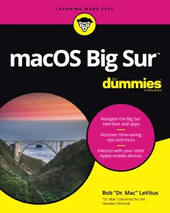 macos big sur for dummies 1st edition bob levitus 1119730104, 978-1119730101