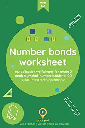 number bonds worksheet multiplication worksheets for grade 2 math olympiad number bonds to 100 1st edition