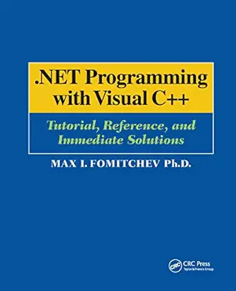 net programming with visual c++ 1st edition max fomitchev 1578201292, 978-1578201297