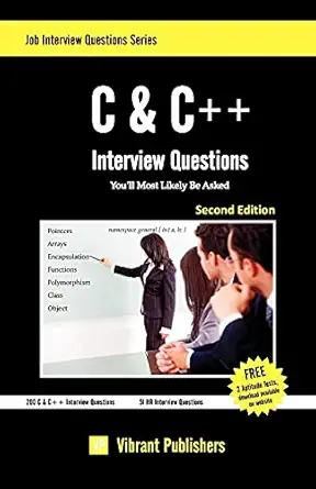 c and c++ interview questions youll most likely be asked 1st edition vibrant publishers 1453709665,