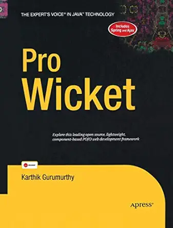 pro wicket 1st edition karthik gurumurthy 148422096x, 978-1484220962