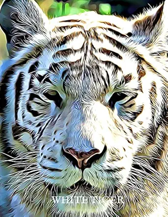 2020 planner daily and monthly planners the perfect gift 2020 planner for white tiger lovers men women and