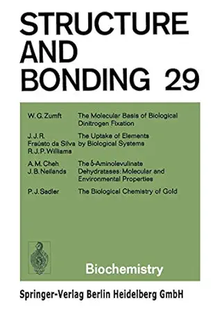 structure and bonding 1st edition jack d dunitz ,peter hemmerich ,james a ibers ,c klixb ll j rgensen ,joe b