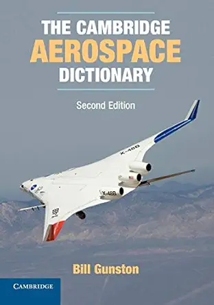 the cambridge aerospace dictionary 2nd edition bill gunston 0521279674, 978-0521279673