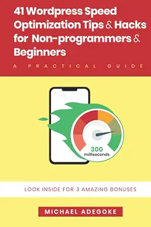 41 wordpress speed optimization tips and hacks for non programmers and beginners a practical guide 1st