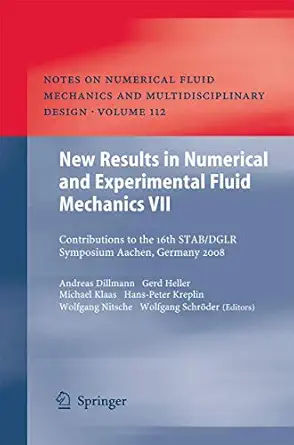 new results in numerical and experimental fluid mechanics vii contributions to the 16th stab/dglr symposium
