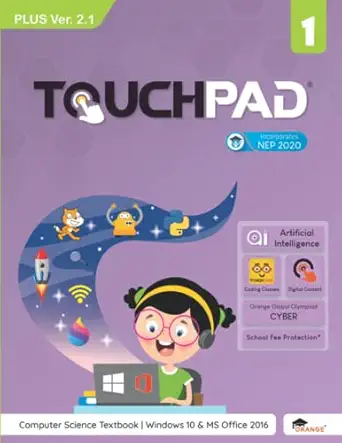 touchpad plus ver 2 1 class 1 windows 10 and ms office 2016 1st edition team orange 9390475015, 978-9390475018