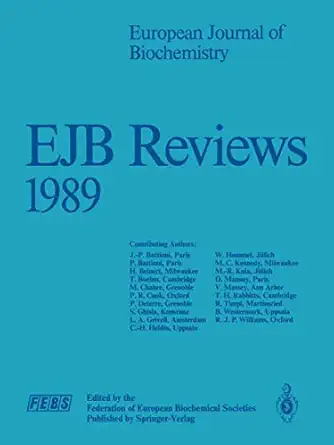 ejb reviews 1989 1st edition p christen ,e hofmann 3642751911, 978-3642751912
