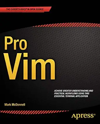 pro vim 1st edition mark mcdonnell 1484202511, 978-1484202517