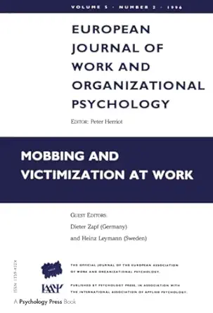 mobbing and victimization at work 1st edition peter herriot ,dieter zapf ,heinz leymann 0863779468,