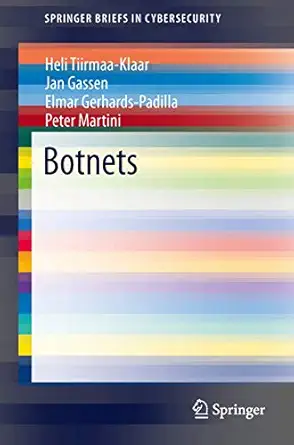 botnets 2013th edition heli tiirmaa klaar ,jan gassen ,elmar gerhards padilla ,peter martini 1447152158,