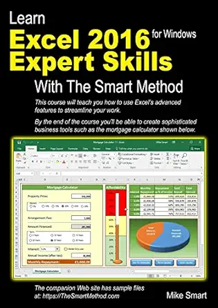 learn excel 2016 expert skills with the smart method courseware tutorial teaching advanced techniques 1st