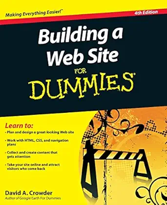 building a web site for dummies 1st edition david a crowder 0470560932, 978-0470560938