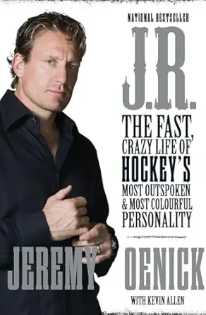 j r the fast crazy life of hockeys most outspoken and most colourful personality 1st edition jeremy roenick