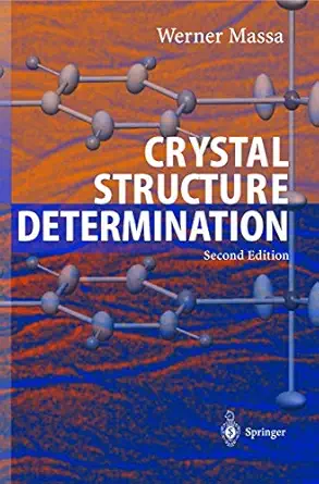 crystal structure determination 1st edition werner massa ,robert o gould 3642058418, 978-3642058417