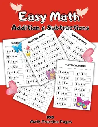 easy math addition and subtractions for children between the ages of 4 8 basic addition and subtraction