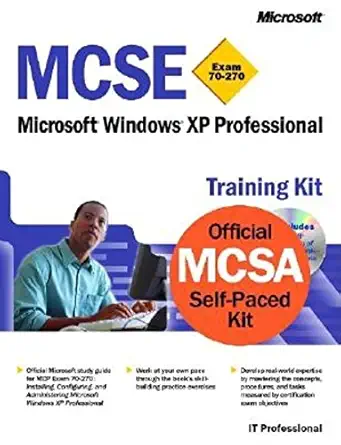 mcse training kit windows xp professional 1st edition microsoft corporation 0735614296, 978-0735614291