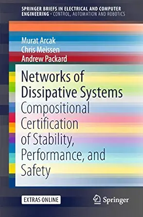 networks of dissipative systems compositional certification of stability performance and safety 1st edition